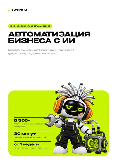 Обложка: Автоматизация бизнеса с ИИ